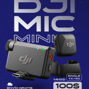 Micrófono DJI Mic Mini SINGLE (1 TX + 1 RX)