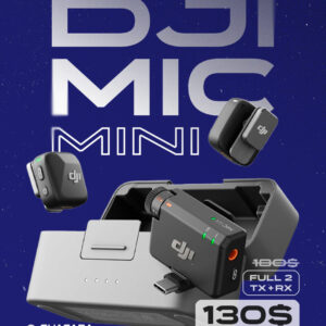 Microfonos DJI MIC MINI FULL (2 TX + 1 RX)